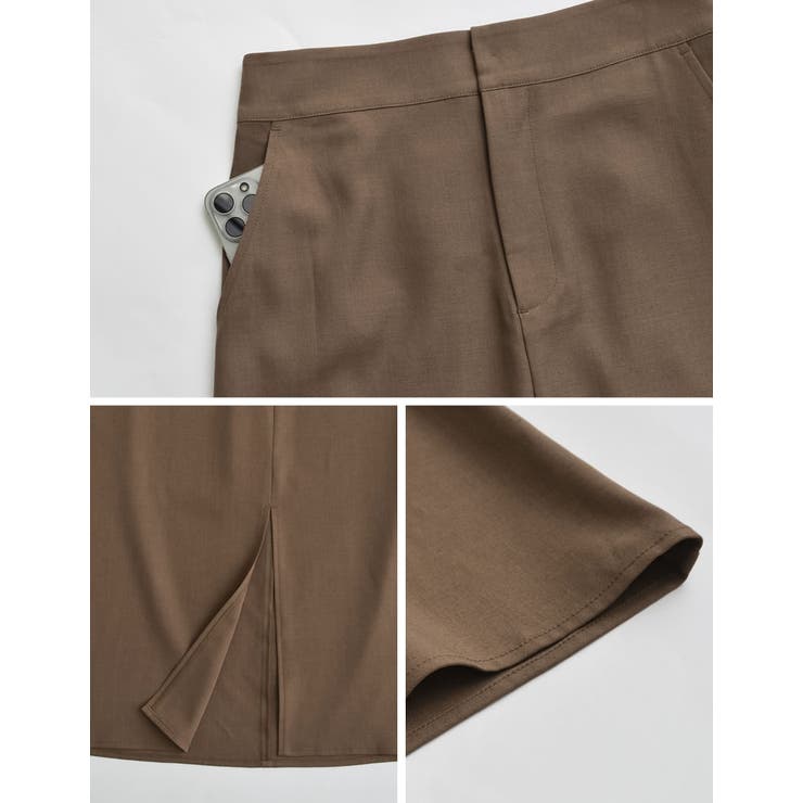 リネンライクスリットナロースカート | Re:EDIT | 詳細画像34 