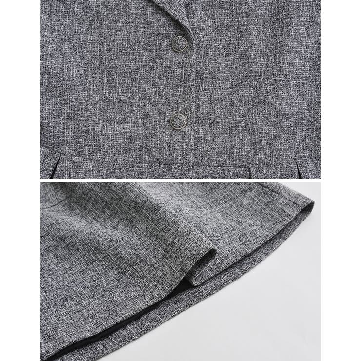 [オケージョン セレモニー]サマーツイードペプラムベスト | Re:EDIT | 詳細画像27 