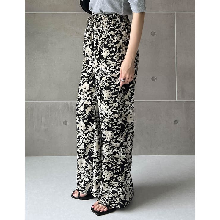 選べる柄ワイドイージーパンツ | Re:EDIT | 詳細画像14 