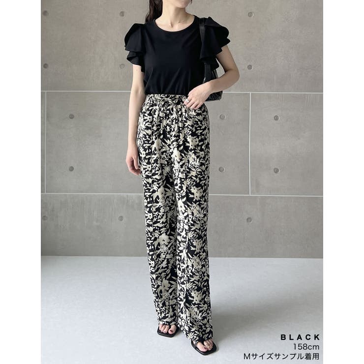 選べる柄ワイドイージーパンツ | Re:EDIT | 詳細画像15 