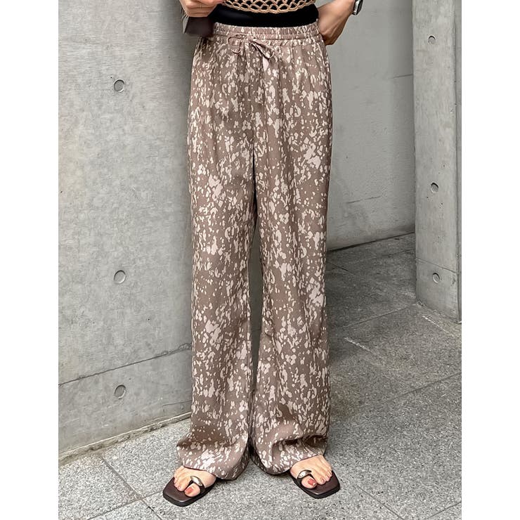 選べる柄ワイドイージーパンツ | Re:EDIT | 詳細画像5 