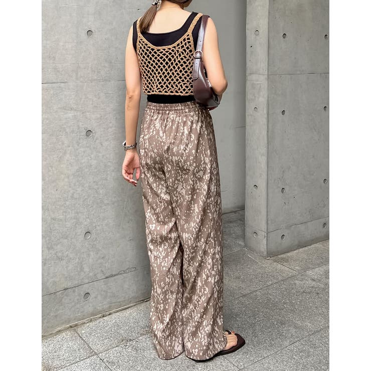 選べる柄ワイドイージーパンツ | Re:EDIT | 詳細画像22 