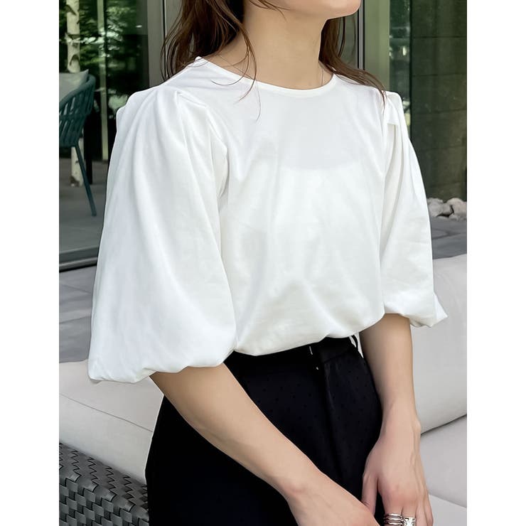 (バルーンスリーブ フレアスリーブ フリル袖) Tシャツ カジュアル ゆったりシャツ 着心地よい 無地 春夏 レディース トップス 半袖 ガーリー 女 楽天市場】シャツブラウス シャツ レディース バルーンスリーブ
