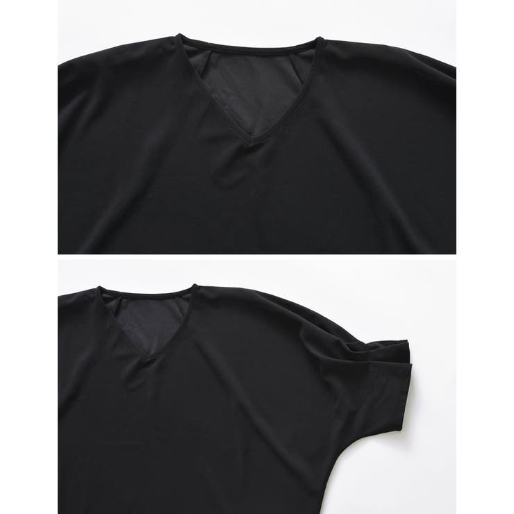 カットジョーゼットギャザースリーブトップス[品番：GS000022338