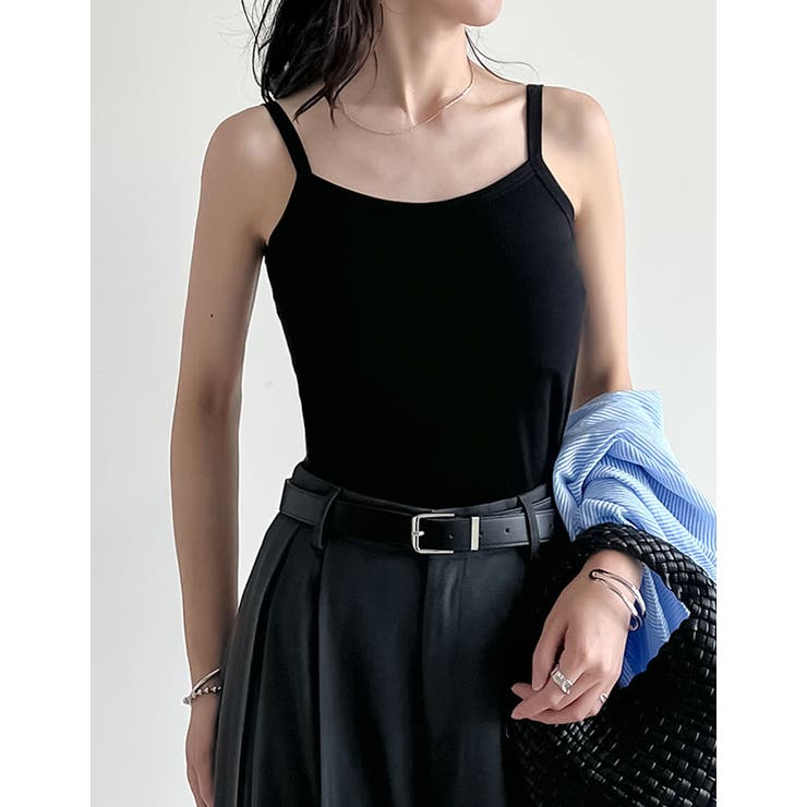 選べる丈カップ付きリブキャミソール | Re:EDIT | 詳細画像5 