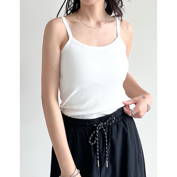 選べる丈カップ付きリブキャミソール | Re:EDIT | 詳細画像6 