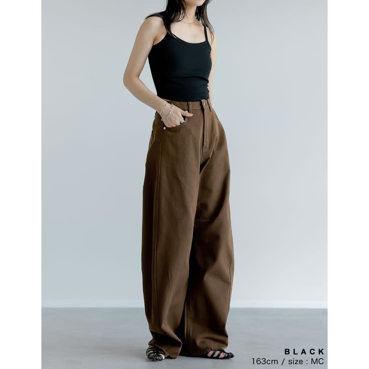 選べる丈カップ付きリブキャミソール | Re:EDIT | 詳細画像10 