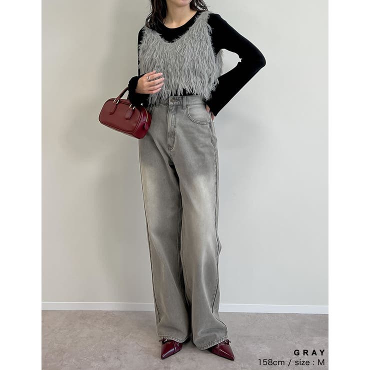 [累計販売枚数10,000枚突破！]シャギーフリンジニットキャミソール | Re:EDIT | 詳細画像27 