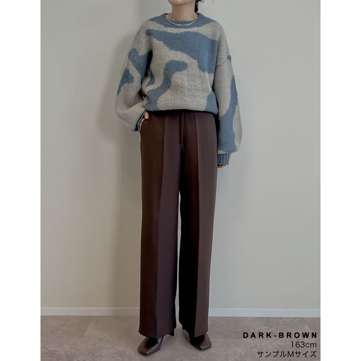 カットツイルハイウエストジップパンツ[品番：GS000022362]｜Re:EDIT