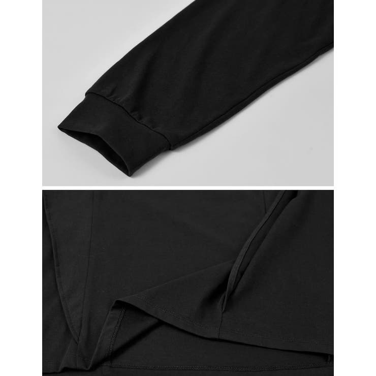 [UVカット][接触冷感]ラッフルショルダーロングスリーブＴシャツ | Re:EDIT | 詳細画像29 