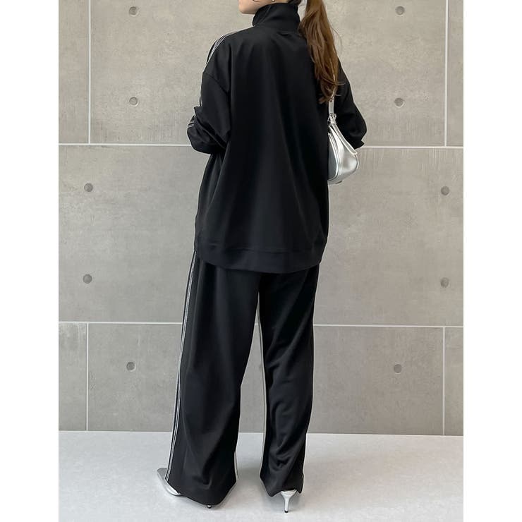 [丈が選べる]チェーンステッチライントラックジャケット | Re:EDIT | 詳細画像21 