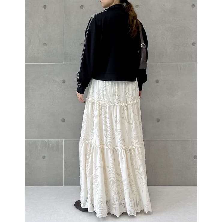 [丈が選べる]チェーンステッチライントラックジャケット | Re:EDIT | 詳細画像24 