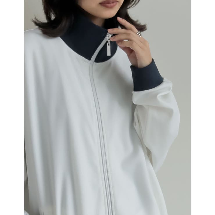 [丈が選べる]チェーンステッチライントラックジャケット | Re:EDIT | 詳細画像39 