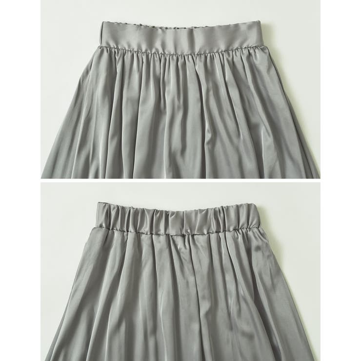 [低身長サイズ有][新色追加]サテンバルーンスカート | Re:EDIT | 詳細画像24 