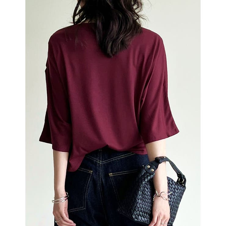 2WAYカットワンショルドレープトップス | Re:EDIT | 詳細画像22 