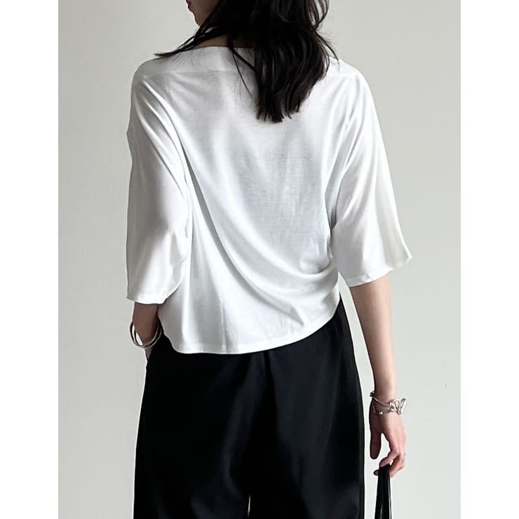 2WAYカットワンショルドレープトップス | Re:EDIT | 詳細画像26 