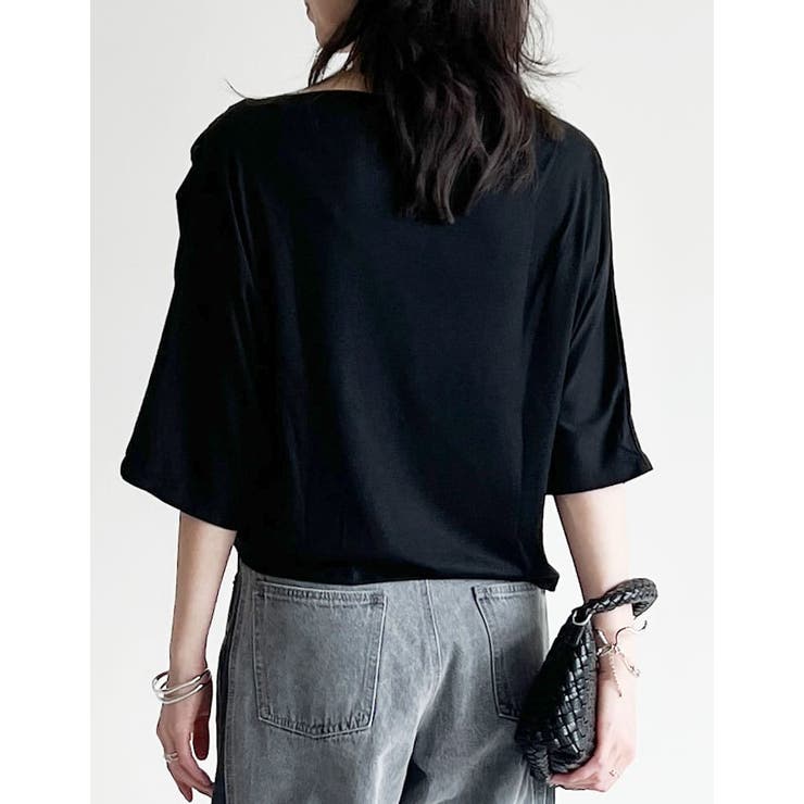 2WAYカットワンショルドレープトップス[品番：GS000022386]｜Re
