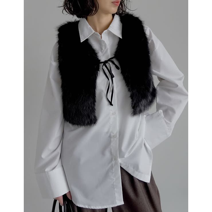 前後2WAYフェイクファーベスト | Re:EDIT | 詳細画像11 