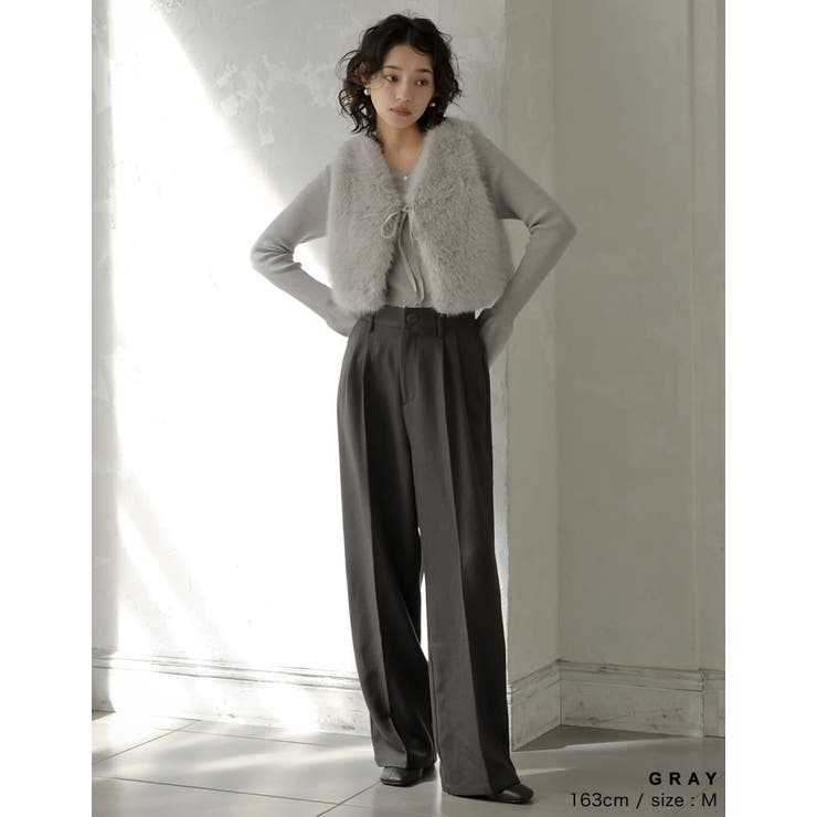 前後2WAYフェイクファーベスト | Re:EDIT | 詳細画像16 