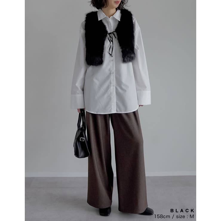 前後2WAYフェイクファーベスト | Re:EDIT | 詳細画像10 