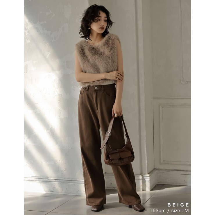 前後2WAYフェイクファーベスト | Re:EDIT | 詳細画像23 