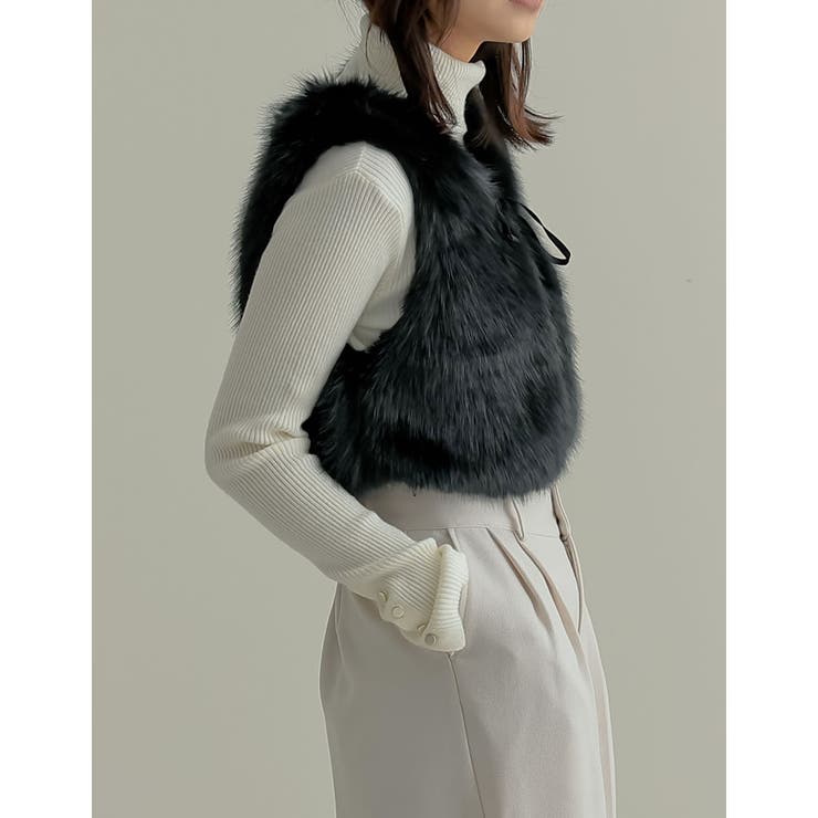 前後2WAYフェイクファーベスト | Re:EDIT | 詳細画像25 