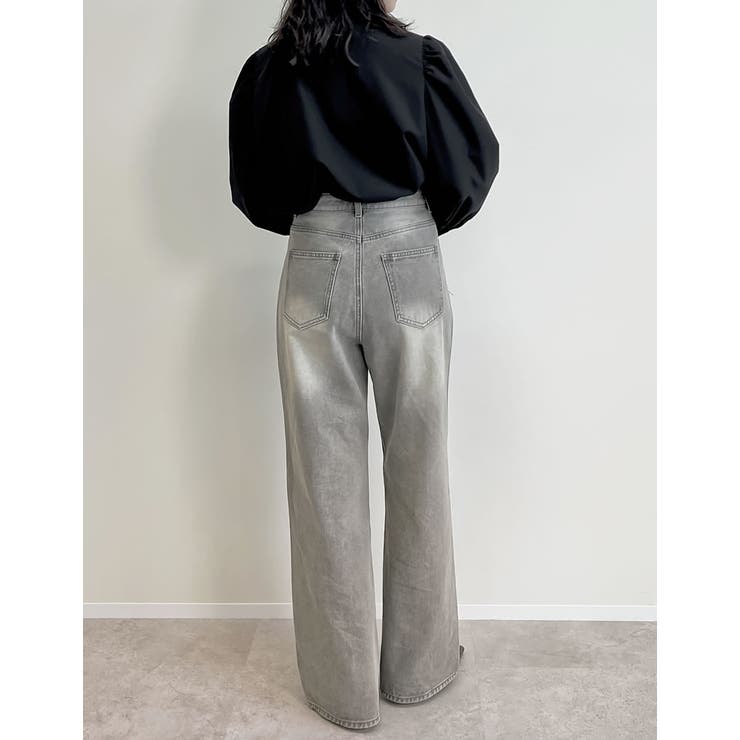 [シワになりにくい]2WAYブロードバンドカラーボウタイブラウス | Re:EDIT | 詳細画像22 