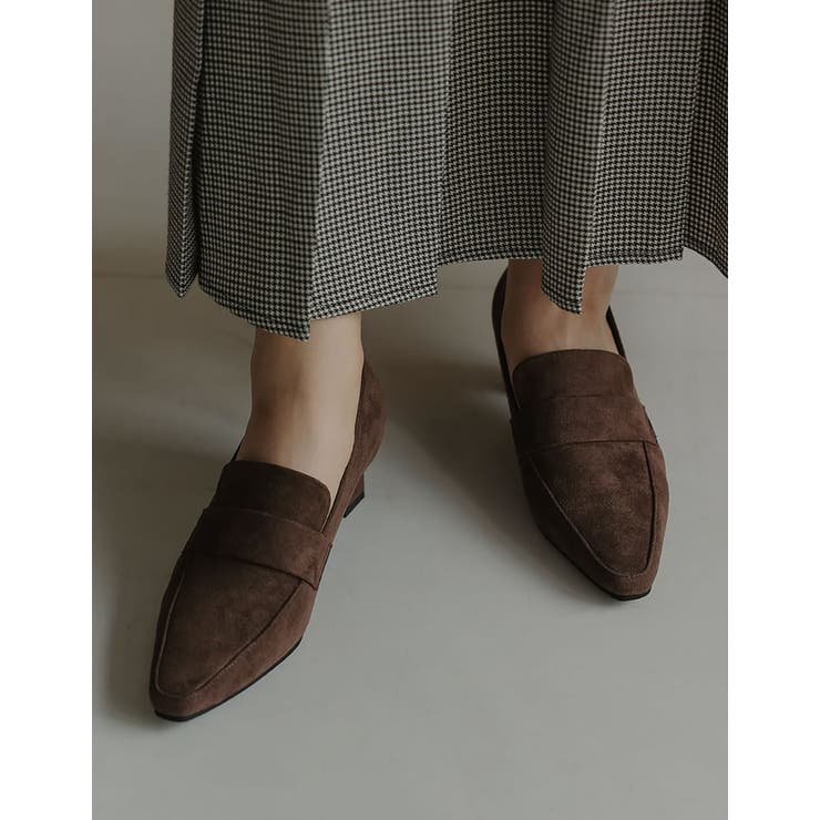 [大きいサイズ有]ポインテッドトゥヒールローファー | Re:EDIT | 詳細画像13 