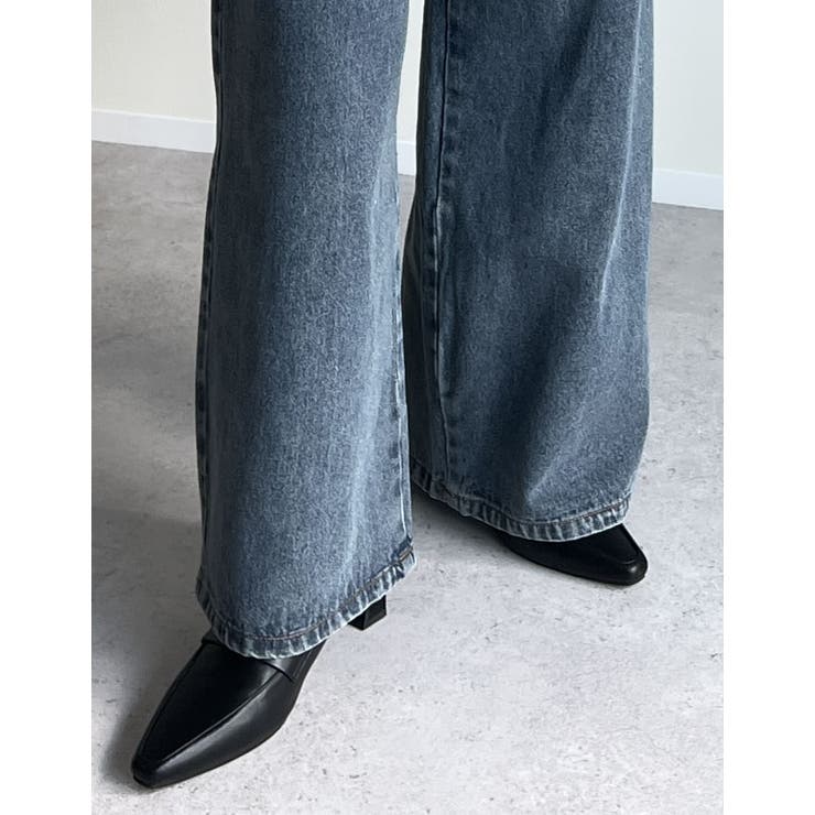 [大きいサイズ有]ポインテッドトゥヒールローファー | Re:EDIT | 詳細画像17 