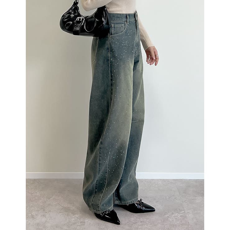 RILY R&Y SP JEANS デニム パンツ サイズ32 深ゆるまたサルエルデニムパンツ S M L LL 3L 4L 【メール便対応