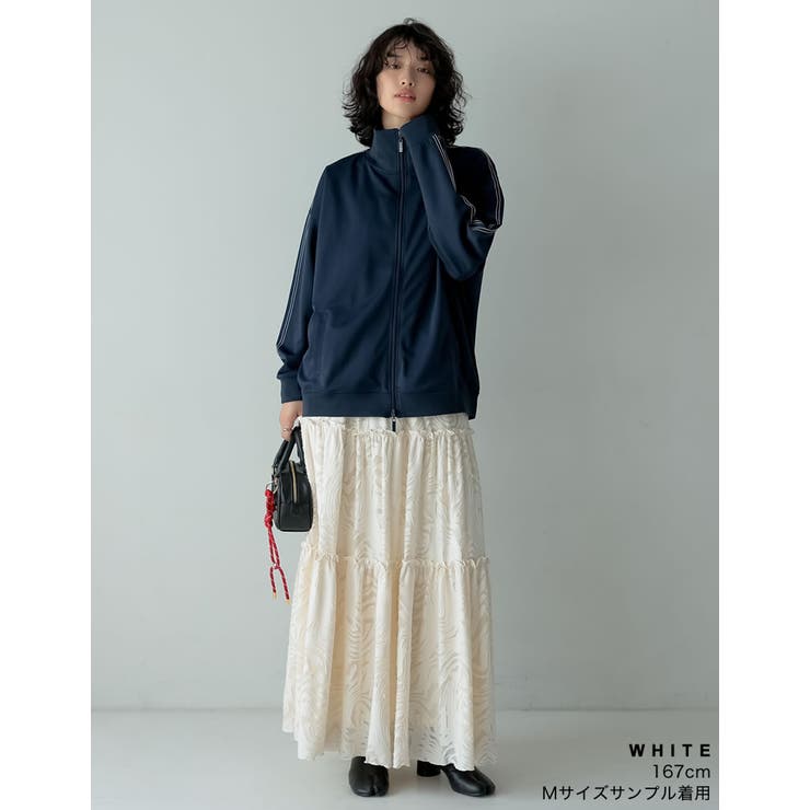 [低身長サイズ有]オパールフリンジティアードスカート | Re:EDIT | 詳細画像6 