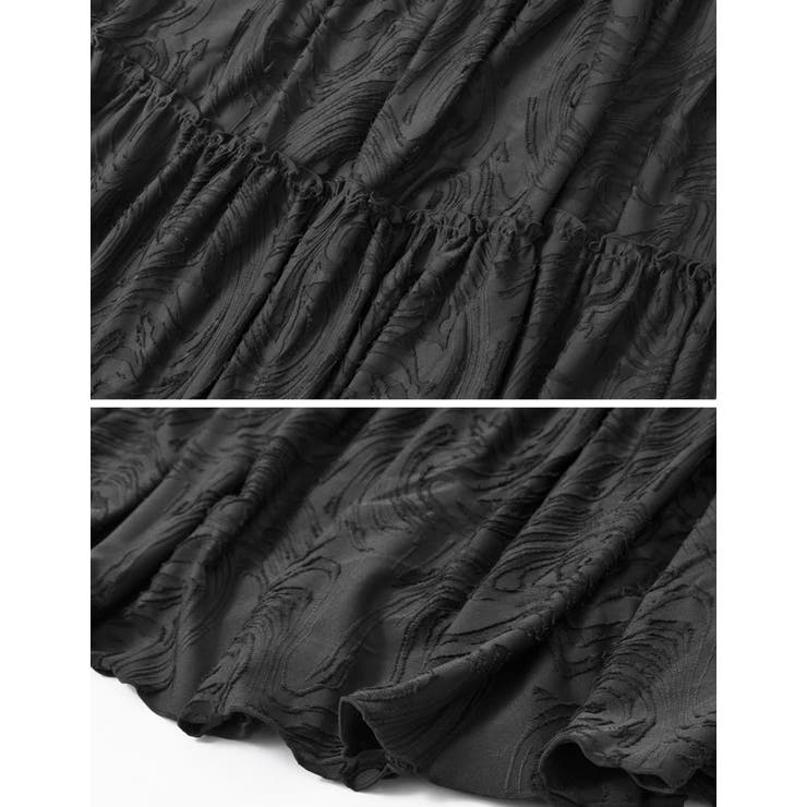 [低身長サイズ有]オパールフリンジティアードスカート | Re:EDIT | 詳細画像21 