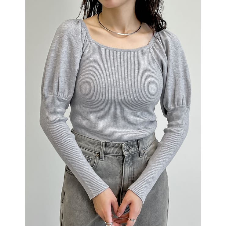 専用❤️sheller シェリエ SET パフスリーブニット アイボリー