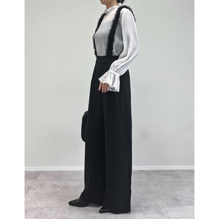 チュールフリルサスペンダーサロペット | Re:EDIT | 詳細画像9 