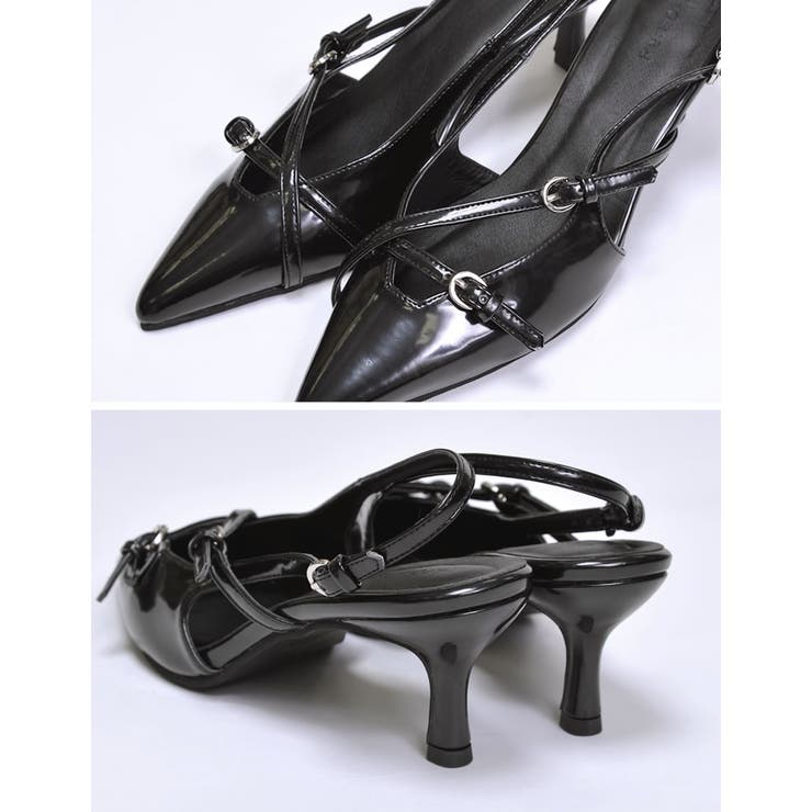 [大きいサイズ有]細ベルトポインテッドトゥミュール | Re:EDIT | 詳細画像39 