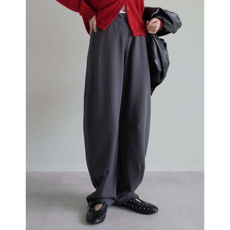 スムースダンボールバレルレッグパンツ[品番：GS000022408]｜Re:EDIT