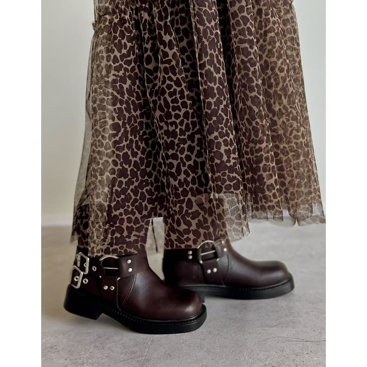 [大きいサイズ有]バックルデザインミドルエンジニアブーツ | Re:EDIT | 詳細画像14 