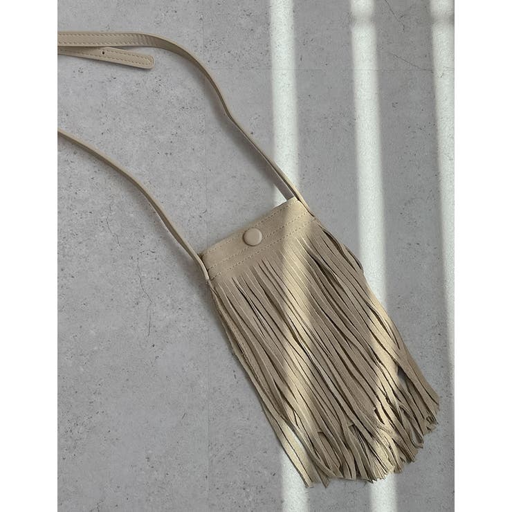 フェイクスウェードフリンジポシェット | Re:EDIT | 詳細画像10 