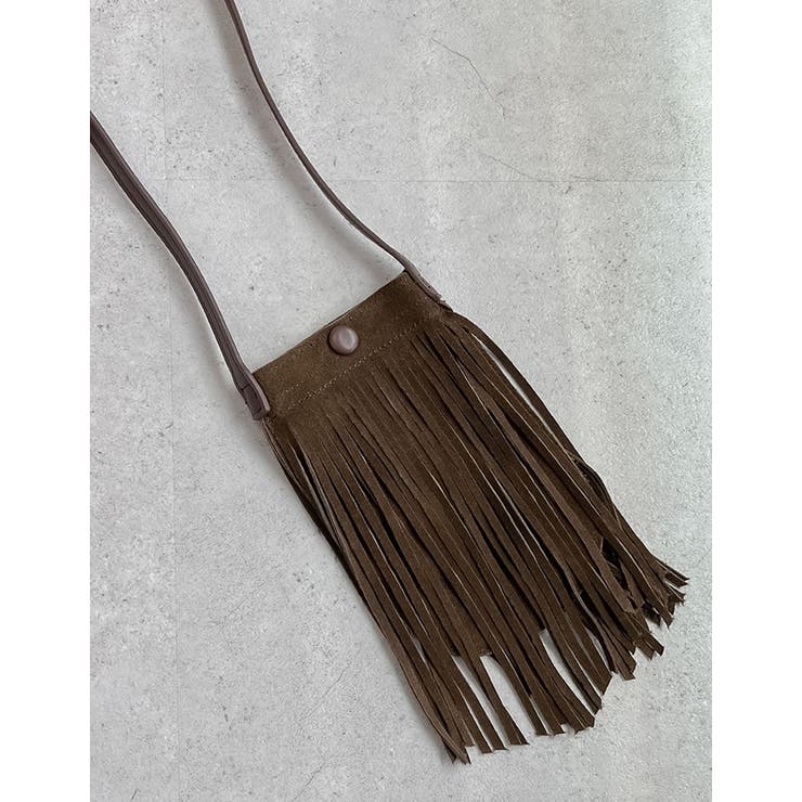 フェイクスウェードフリンジポシェット | Re:EDIT | 詳細画像20 