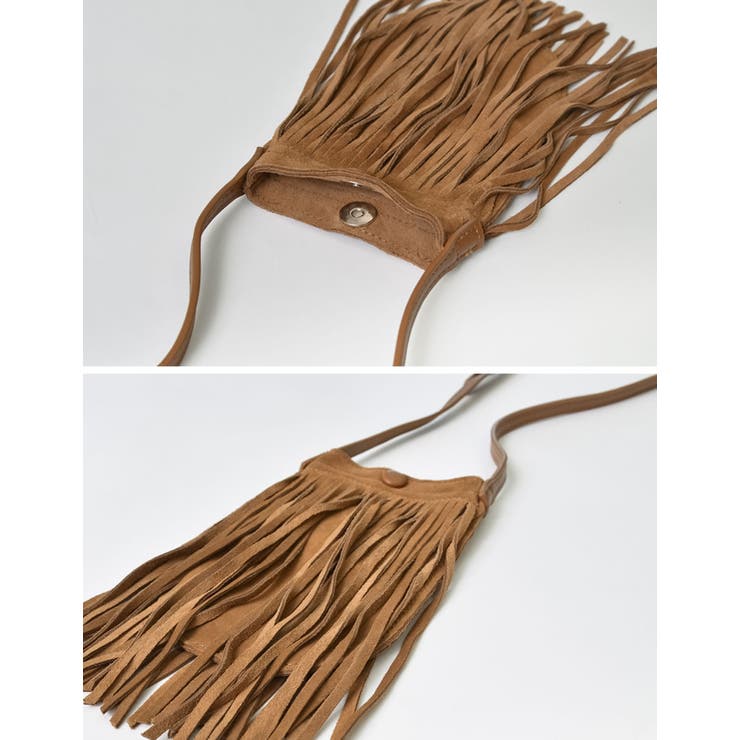 フェイクスウェードフリンジポシェット | Re:EDIT | 詳細画像21 