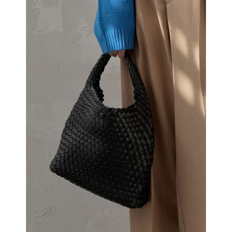 ブラック(501) | ポーチ付きイントレチャートワンハンドルバッグ | Re:EDIT