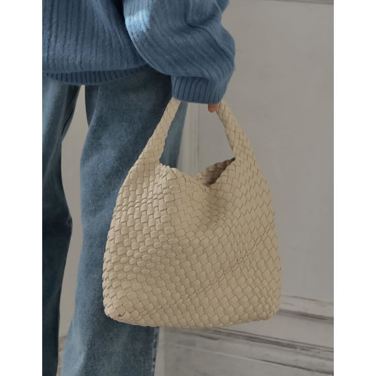 ポーチ付きイントレチャートワンハンドルバッグ | Re:EDIT | 詳細画像11 