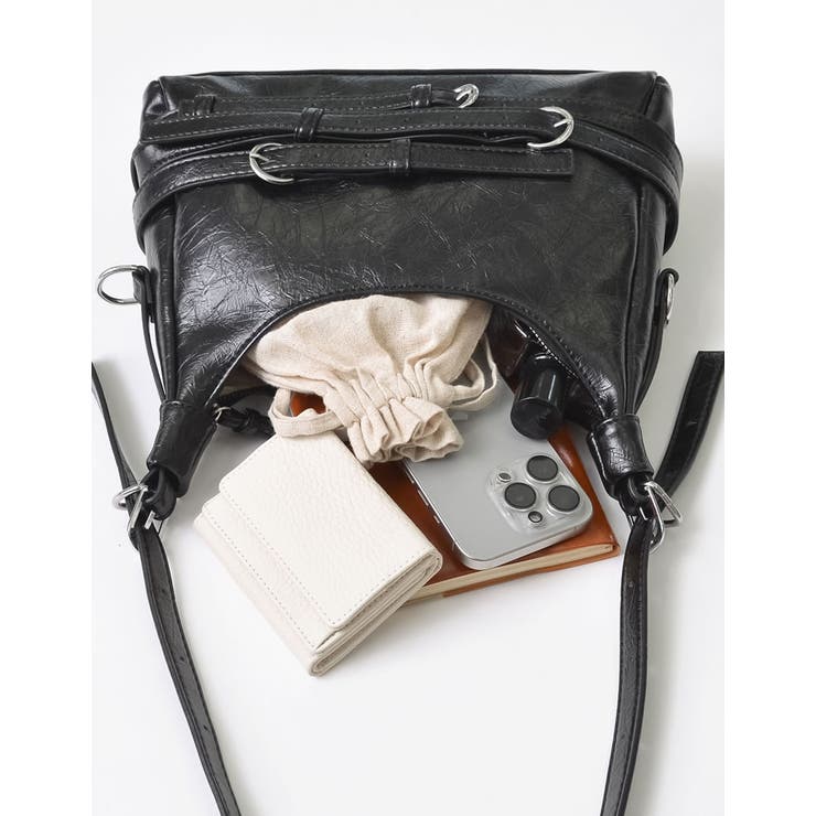 ベルト付きワンハンドルバッグ | Re:EDIT | 詳細画像17 