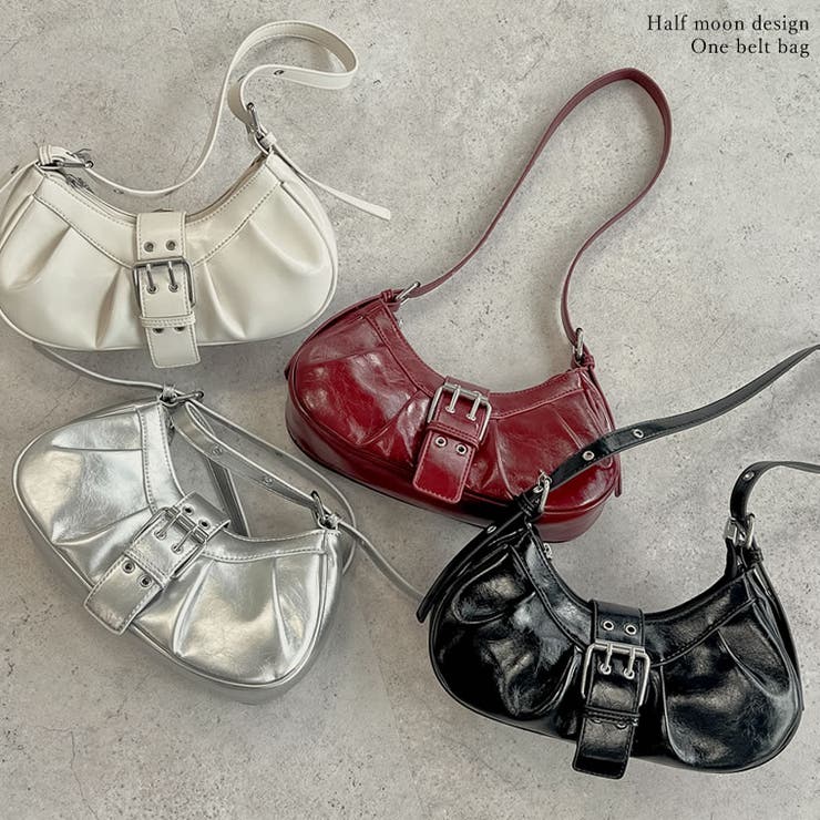 [2024AW BAG COLLECTION]ハーフムーンワンベルトバッグ | Re:EDIT | 詳細画像1 