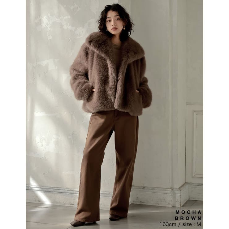 楽天市場】【SALE／30%OFF】2Wayファー襟付きショートコート