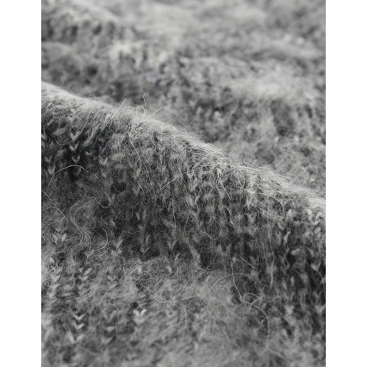 MIXカラーシャギーニットカーディガン | Re:EDIT | 詳細画像23 