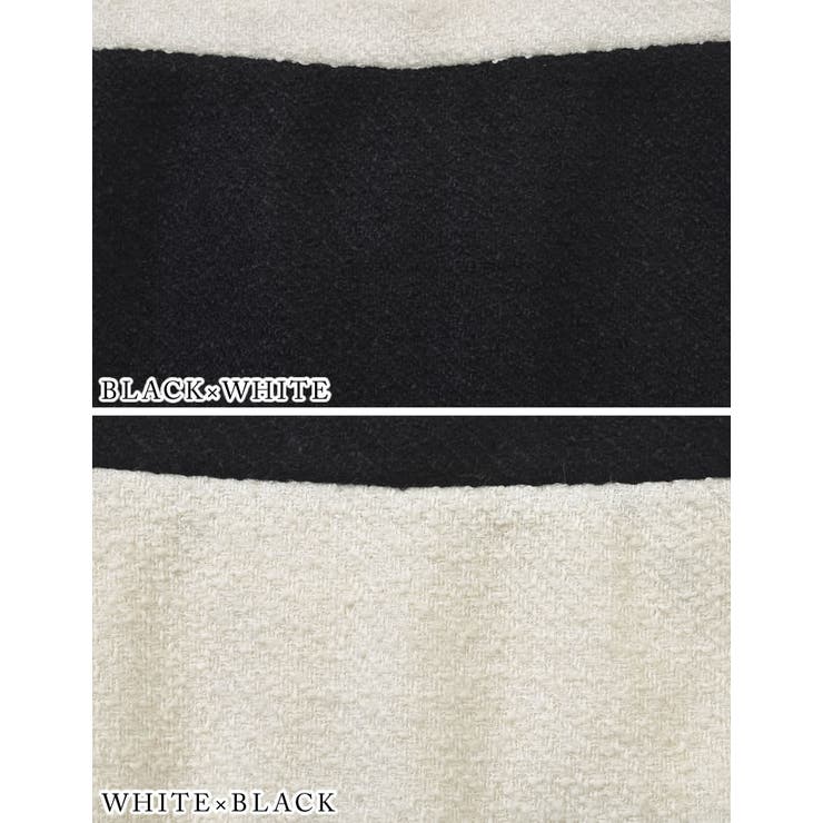 ツイードライクバイカラースカート | Re:EDIT | 詳細画像19 