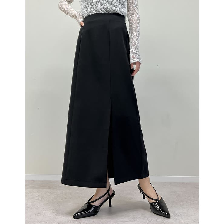 [低身長/高身長サイズ有]カットツイルサイドスリットスカート | Re:EDIT | 詳細画像6 