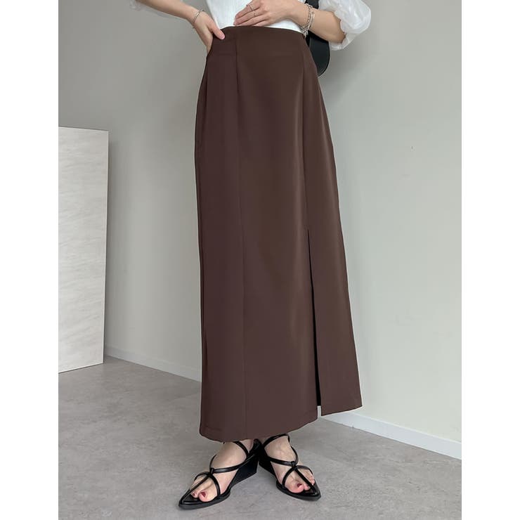 [低身長/高身長サイズ有]カットツイルサイドスリットスカート | Re:EDIT | 詳細画像21 