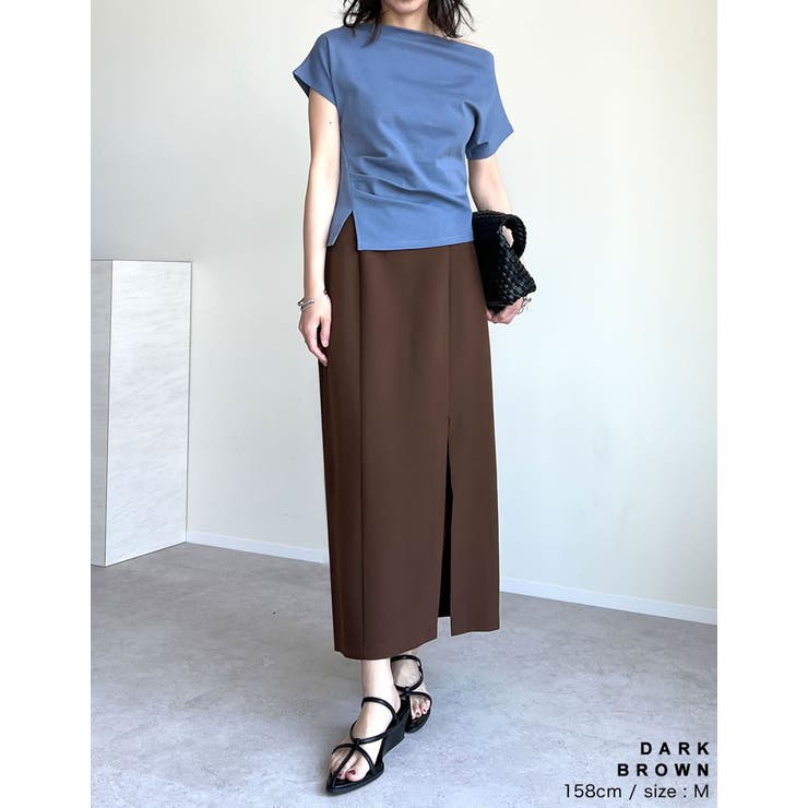 [低身長/高身長サイズ有]カットツイルサイドスリットスカート | Re:EDIT | 詳細画像25 